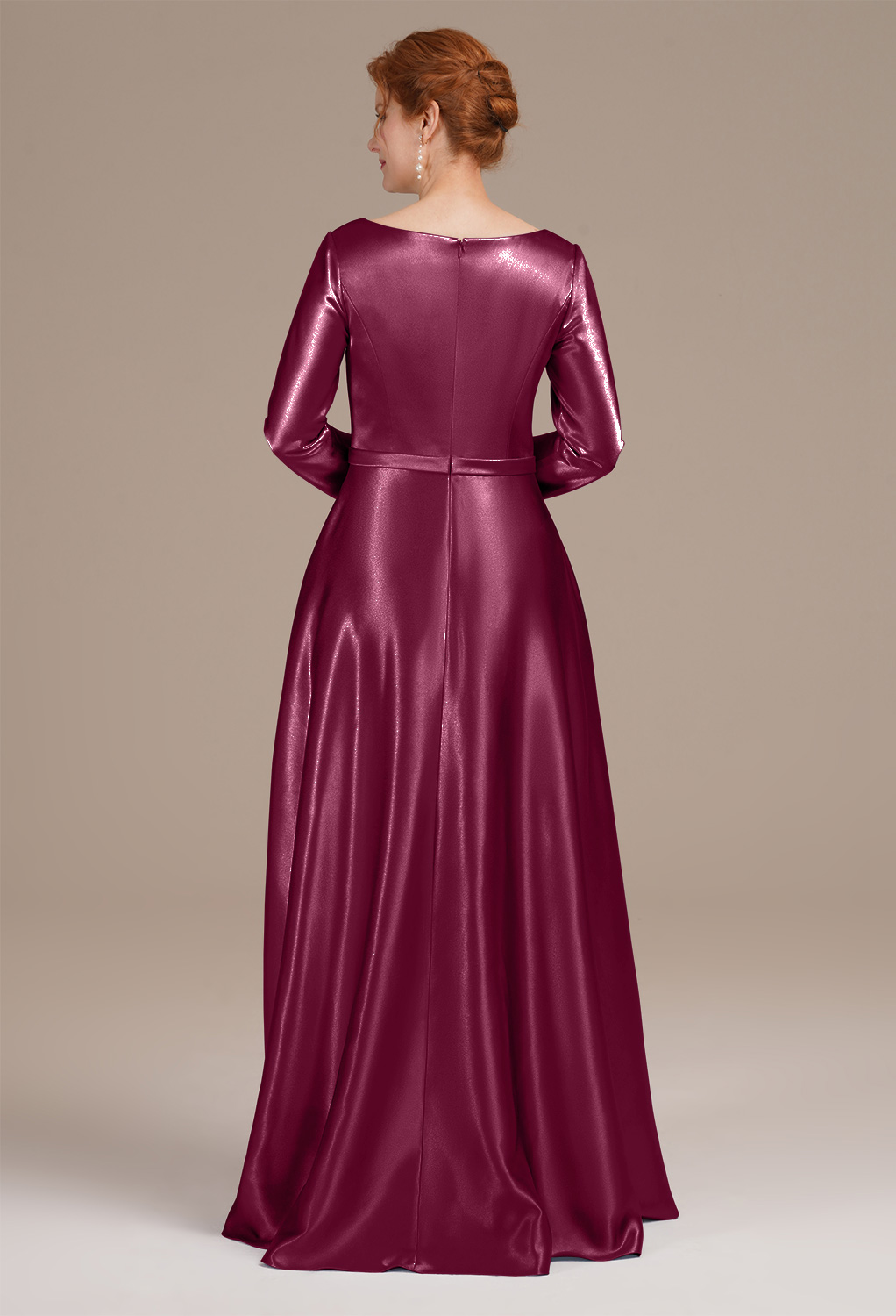 AW Presto Burgundy  Mother of the Bride Dresses